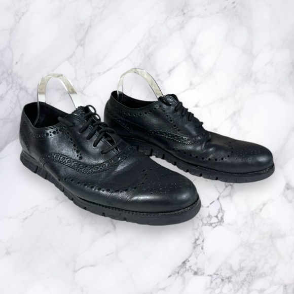 Cole Haan ZEROGRAND Remastered Leather Wingtip Oxford Shoes